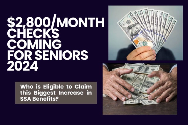 $2,800/Month Checks Coming for Seniors 